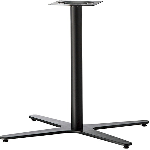 プロシード（丸二金属） テーブル脚 TABLE LEG Xベース XL-B(BL)-A ポールφ76 受座角240 (mm) 業務用 送料無料｜業務用厨房のテンポス