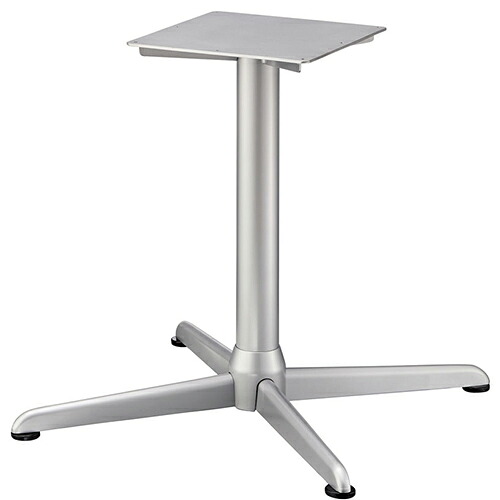 プロシード（丸二金属） テーブル脚 TABLE LEG 十字ベース XL-G(SI)-B ポールφ76 受座角350 (mm) 業務用 送料無料