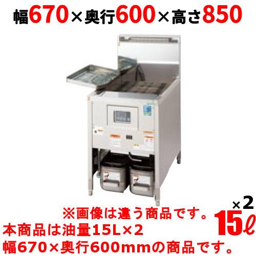 楽天市場】【送料無料】新品！タニコー 2槽ガスフライヤー （15L