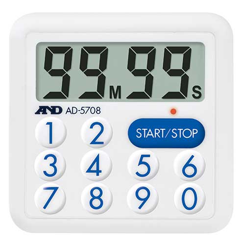 AD-5708WH 防滴タイマーLED照明ランプ付 10個書き割り/御勤め用/新品/小物貨物輸送客体商いもの