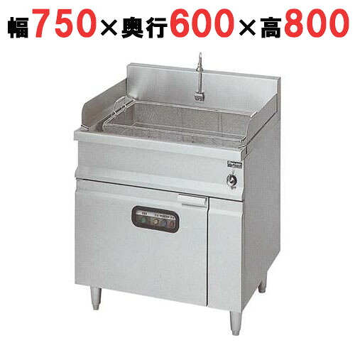 【業務用/新品】【マルゼン】電気うどん釜 MREU-076 幅750×奥行600×高さ800mm 【送料無料】