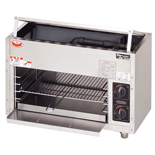 【業務用/新品】【マルゼン】 ガス上火式焼物器 スピードグリラー 赤外線バーナー MGK-063UB 幅610×奥行300×高さ420mm 【送料無料】