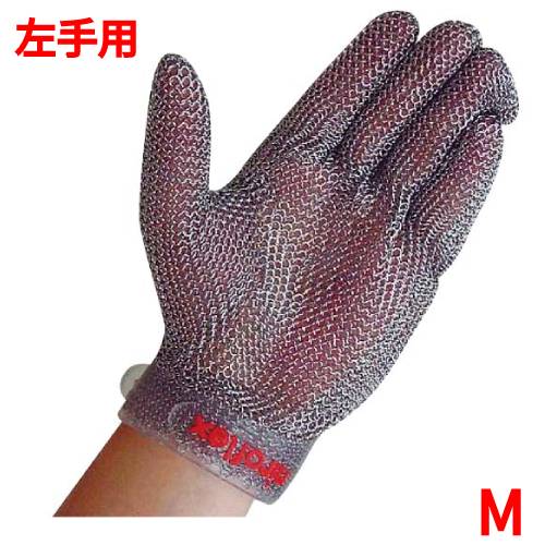 ニロフレックス メッシュグローブ 可塑性物質三尺帯付(1枚) 押し手用 M 【お役目用】【貨物輸送無料】