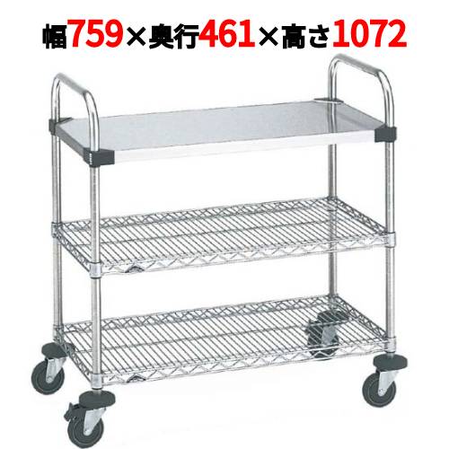 【御役目用/新品】スーパーエレクターカート UTT手押し車1型 NUTT1 幅759×奥ふかさ461×高さ1072【貨物輸送無料】