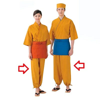 パンツ 和風 作務衣パンツ EL3379-5(男女兼用) 黄 M/業務用/新品/小物送料対象商品｜業務用厨房のテンポス