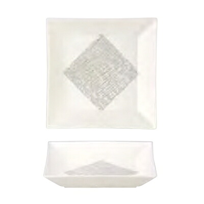 レーテ 真四角 どんぶり鉢 (M) 22珊 白いこと /Rete /4入 /お勤め用/新品/小物貨物輸送客体商いもの 食器-キッチン用品・食器・調理器具
