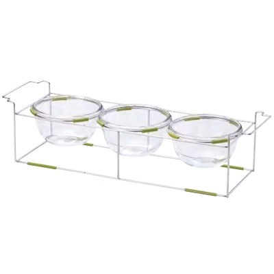 ボール ワイヤースタンドセット ｗｉｔｈ ボール１８ｃｍ（ガラス）＿グリーン Ｂａｎｑｕｅｔｗａｒｅ /業務用/新品/小物送料対象商品