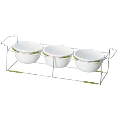 ボール ワイヤースタンドセット ｗｉｔｈ ボール１８ｃｍ（磁器）＿グリーン Ｂａｎｑｕｅｔｗａｒｅ/Ｂ /業務用/新品/小物送料対象商品｜業務用厨房のテンポス