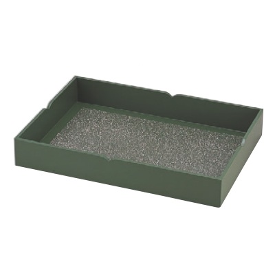 お盆 衣裳盆グリーン乾漆吹雪/業務用/新品/小物送料対象商品