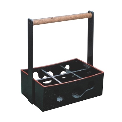 酒運び 6本用ビール運び グリーン天朱/業務用/新品/小物送料対象商品