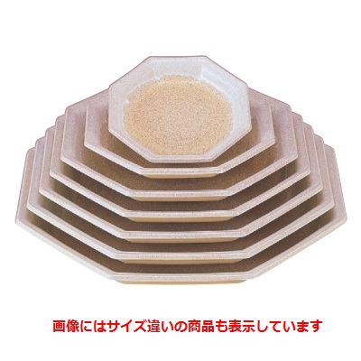 八角盛皿白唐津尺3寸 幅420 奥行390 高さ46 樹脂製/業務用/新品/小物送料対象商品