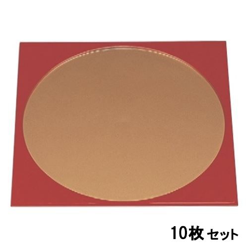 【10セット】御膳 円月会席盆朱内金 /業務用/新品/小物送料対象商品