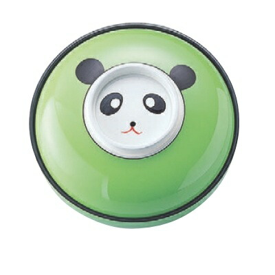 弁当箱 お椀弁当パンダ(朱仕切付) 高さ130 直径:198/業務用/新品/小物送料対象商品