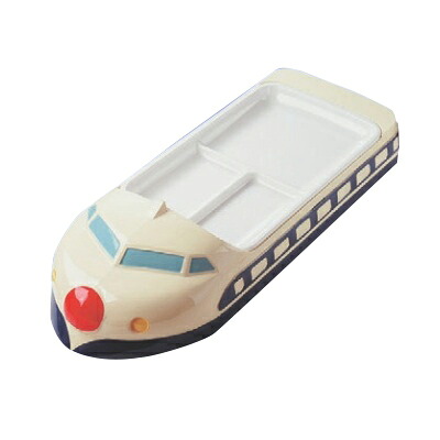 子供食器 プレート 新幹線ランチ皿ブルー 幅360 奥行140 高さ75/業務用/新品/小物送料対象商品