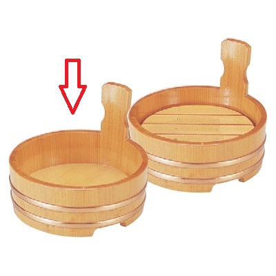 桶 白木5寸片手桶のみ 高さ119 直径:145/業務用/新品/小物送料対象商品