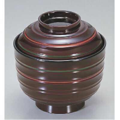 駒筋小吸椀 朱黒ひも 10個入/業務用/新品/小物送料対象商品