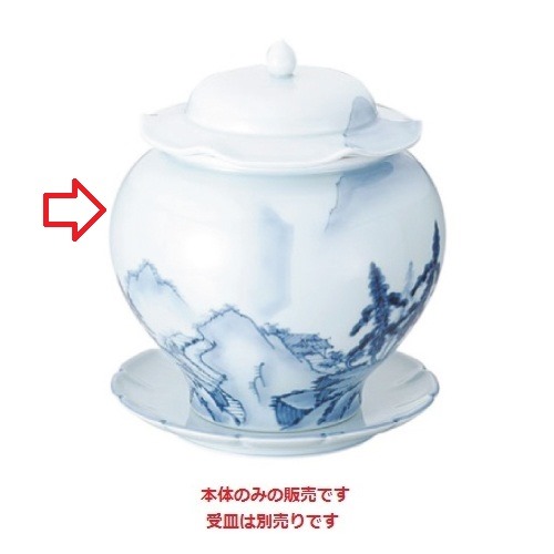 青磁風景仏跳壇 中  カンダ 高さ220(粍)/御役目用/新品 キッチン用品・食器・調理器具-その他-食器