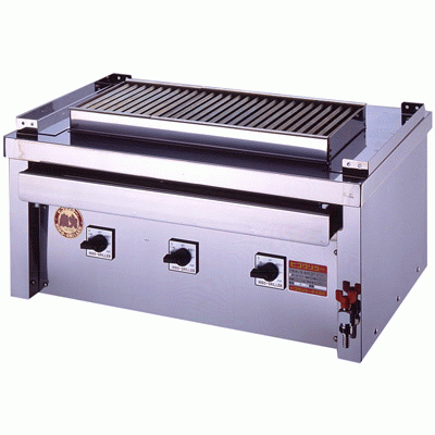 【業務用】 ヒゴグリラー ステーキグリラー 三相200V 3P-210CS 幅720×奥行550×高さ350mm 【送料無料】