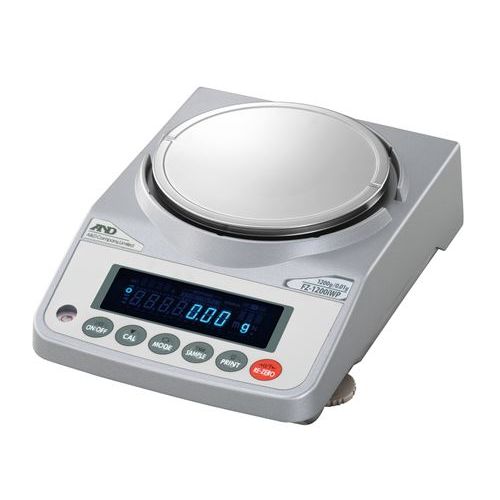 A&D 校正用分銅内蔵防塵・防水汎用天びん FZ-1200iWP(ひょう量:1220g 最小表示:0.01g)/業務用/新品/送料無料