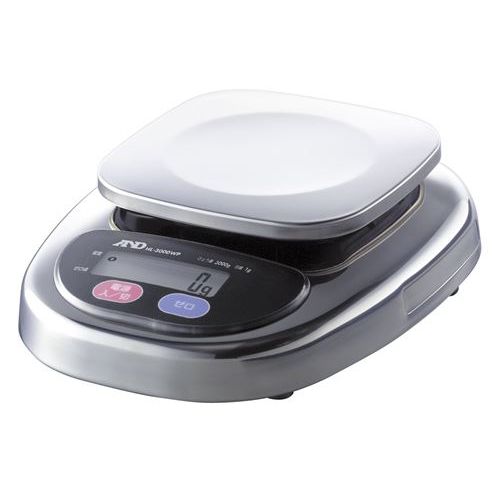 A&D 防塵・防水デジタルはかり HL-3000WP(ひょう量:3000g 最小表示:1g)/業務用/新品/小物送料対象商品