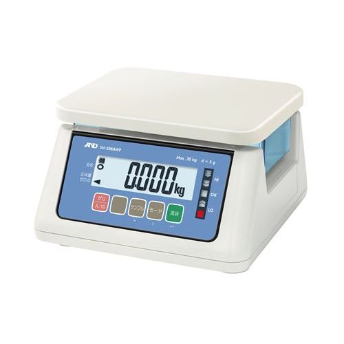 A&D 防塵・防水はかり SH-30KAWP(ひょう量:30kg 最小表示:0.001kg)/業務用/新品/送料無料