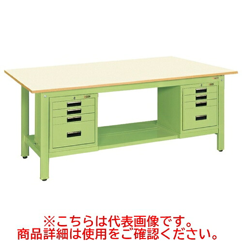 KK-69PSVE42IG  【サカエ】【くっ付ける式】軽さ御役目台KK印字機(SVE収納家具付) 幅1800×奥ぶかさ750×高さ740(粍)/お役目用/新品/貨物輸送無料