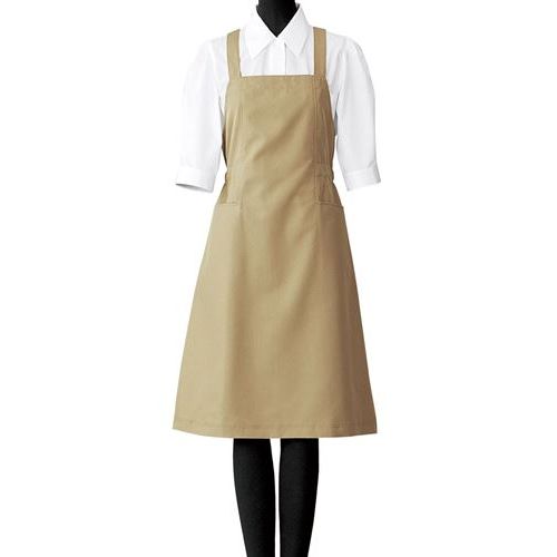 【七つ制服】エプロンドレスサイズ：S～3L 色合い：黒いこと,ベージュ /御役目用/新品/小物貨物輸送客体商いもの