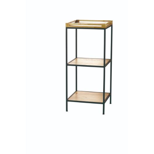 6-035-08/duo調度品 スタンドシェルフ L 約40×40×H90.5糎/お役目用/新品/小物貨物輸送客体商いもの