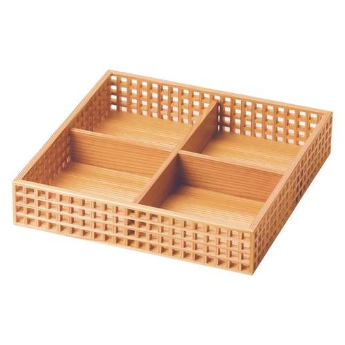 新 細目(ささめ)格子盛器 正角/業務用/新品/小物送料対象商品