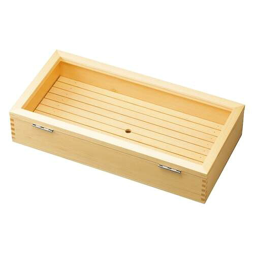 ネタ箱(長) 目皿・アクリル樹脂蓋付/お役目用/新品/貨物輸送無料