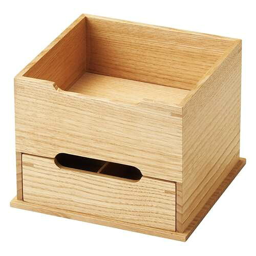 タモ・2段一皿分の料理箱(引出付)/お役目用/新品/貨物輸送無料