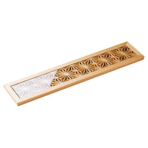 ひのき組子 長手膳 麻の葉 /御勤め用/新品/貨物輸送無料