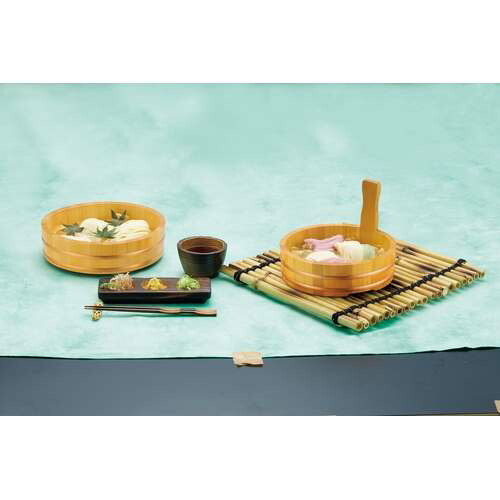 粋・椹スーパーEX加工盛桶(目皿なし)/冷むぎ桶 8寸/業務用/新品/小物送料対象商品