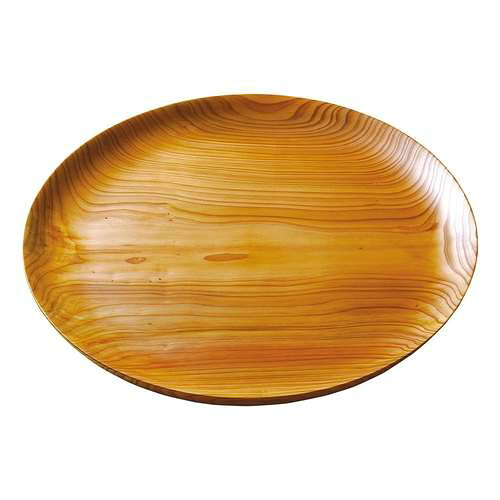 杉・大丸皿(クリアー) 1尺5寸/業務用/新品/送料無料|業務用厨房のテンポス