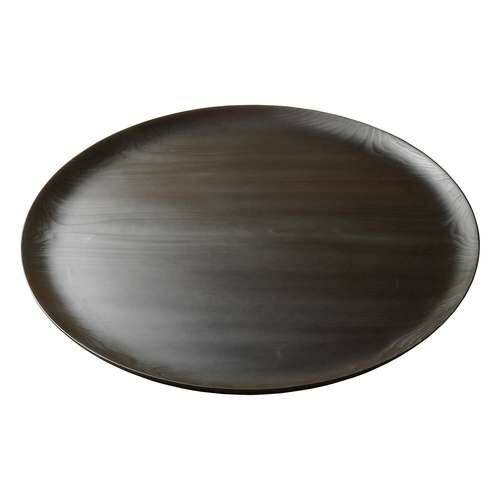 杉・大丸皿(黒) 1尺5寸/業務用/新品/送料無料