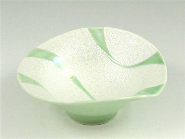 有田焼 緑青白釉流水ラスター 朝顔形小鉢(10枚入)/業務用/新品/送料無料|業務用厨房のテンポス