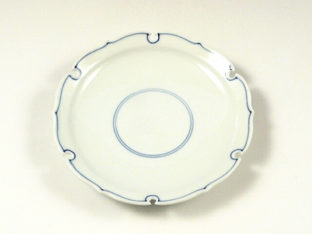 有田焼 見込筋雪輪型 4寸皿 (10枚入)/業務用/新品/小物送料対象商品/小物送料対象商品|業務用厨房のテンポス