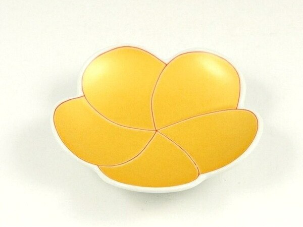 有田焼 錦捻金梅型 小銘々皿 (10枚入)/業務用/新品/小物送料対象商品 15,246円