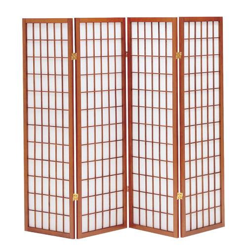 【KOEKI】和風衝立 JP-和風衝立4連ひかり/新品/貨物輸送無料