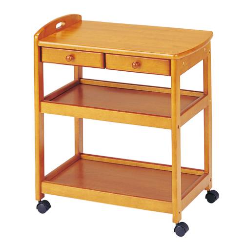 【KOEKI】キッチンワゴン KW-600H(BR)/新品/送料無料