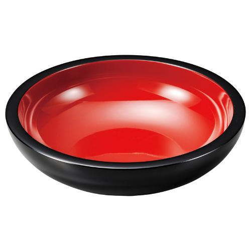 一休こね鉢 内朱天黒(外黒) M φ54×H13.4(糎)/お役目用/新品/小物貨物輸送客体商いもの