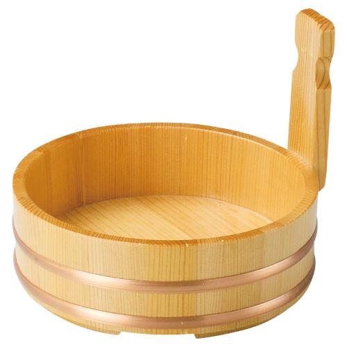 木製7寸井戸釣瓶 木 φ21×H15.3(糎)/お役目用/新品/小物貨物輸送客体商いもの