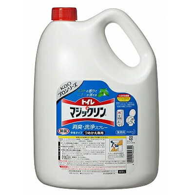 【業務用/新品】 花王 トイレマジックリン消臭・洗浄スプレー / 4．5L ボトル× 4本【送料別】