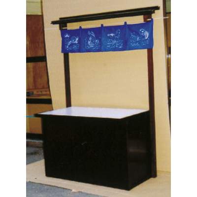 【プロ用/新品】 組立式屋台 屋台風販売台 11-457-6 幅1440×奥行700×高さ2000(mm) 【送料別】