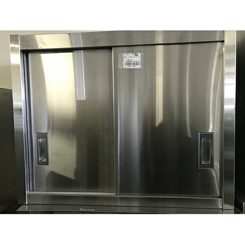 【中古】吊収納家具 幅750×奥ぶかさ300×高さ900 【貨物輸送無料】【お役目用】【飲食店 バス発着場 勝手もと設備 吊収納家具 お役目用吊収納家具】