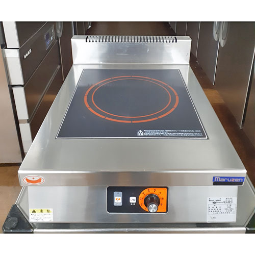 【業界最長1年保証】【中古】電磁調理器 1口 マルゼン MIH-05C 幅450&times;奥行600&times;高さ170 三相200V 【送料無料】【業務用】【飲食店 店舗 厨房機器 卓上IHコンロ 業務用卓上IHコンロ】｜業務用厨房のテンポス