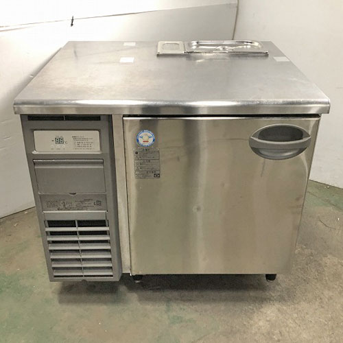 【実業家最長1年引きうける】【中古】冷蔵サンドイッチコールドテーブル フクシマ小峡谷花の冠(福島実業) YRW-090RM2(改) 幅900×奥ふかさ750×高さ800 【貨物輸送無料】【御勤め用】【飲食店 バス発着場 勝手もと備品 サンドイッチコールドテーブル 御勤め用サンドイッチコールドテーブル】