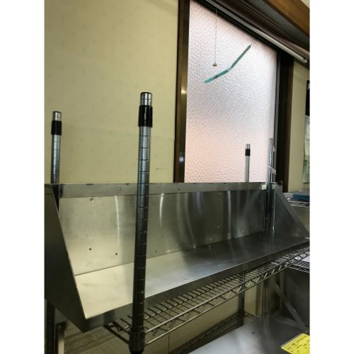 【中古】平棚 BGなし 幅1200×奥ぶかさ250×高さ300 【貨物輸送無料】【お勤め用】【飲食店 バス発着場 勝手もと機材 平棚 上棚 お勤め用平棚 お勤め用上棚】 業務用厨房用品-業務用厨房ラック