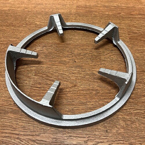【中古】二重用五徳 208・210用 タチバナ製作所 23-3 幅直径:320×高さ63 【送料無料】【未使用品】【業務用】【飲食店 店舗 厨房機器 鋳物コンロ 業務用鋳物コンロ】