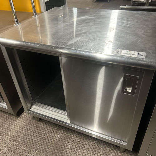 【中古】膳立て台 BGなし 幅900×奥ぶかさ750×高さ850 【貨物輸送無料】【お役目用】【飲食店 バス発着場 勝手もと設備 膳立て台 お役目用膳立て台】